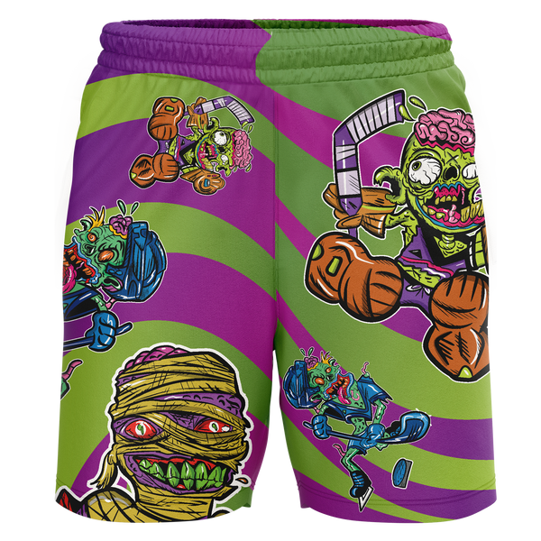 Philadelphia Blazers Zombie Youth Workout Wear Shorts