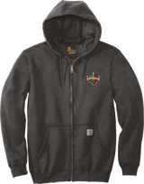 Delaware Ducks Carhartt Midweight Hooded Zip-Front Sweatshirt
