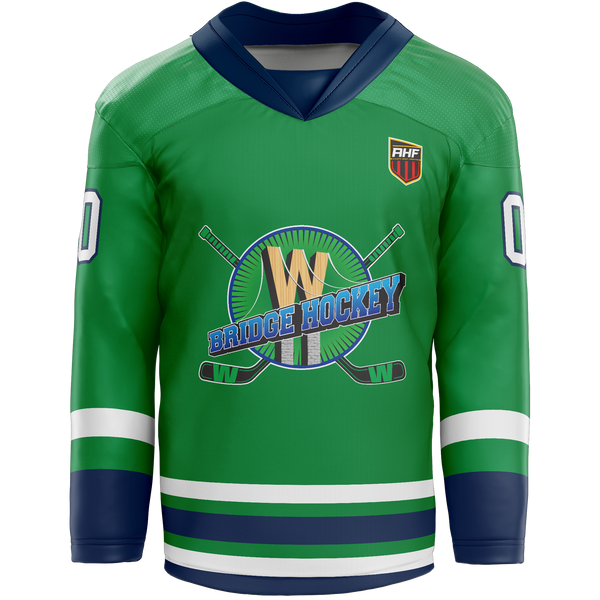 Woodbridge Wolfpack Bridge Adult Goalie Sublimated Jersey